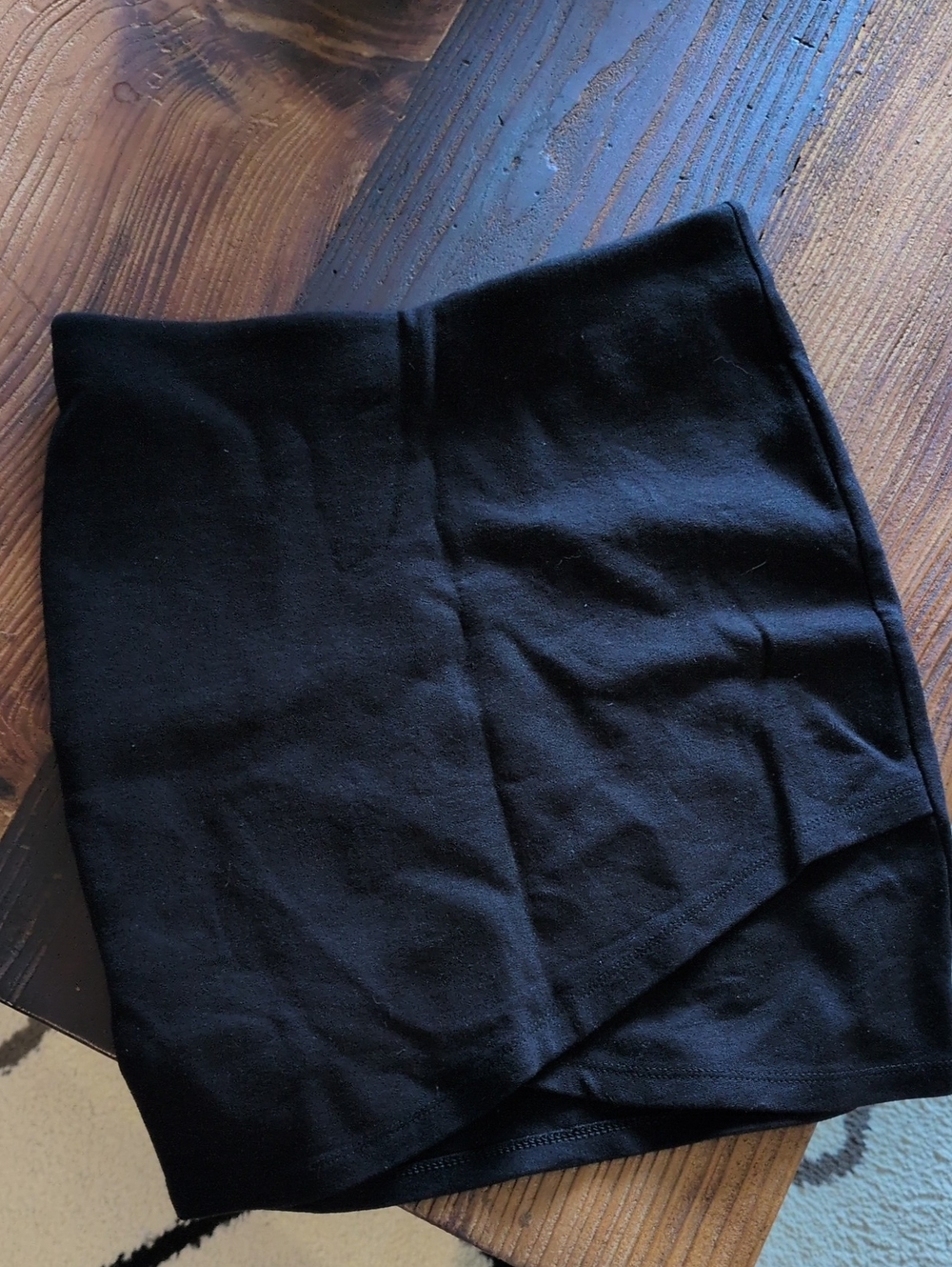 Talula Black Knit Mini Skirt